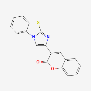3-Imidazo[2,1-b][1,3]benzothiazol-2-ylchromen-2-one