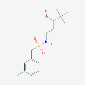 N-(3-hydroxy-4,4-dimethylpentyl)-1-(3-methylphenyl)methanesulfonamide