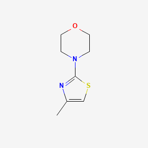 molecular formula C8H12N2OS B2991198 4-(4-Methyl-1,3-thiazol-2-yl)morpholine CAS No. 58350-40-6