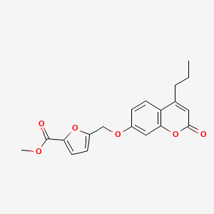 Methyl 5-[(2-oxo-4-propylchromen-7-yl)oxymethyl]furan-2-carboxylate