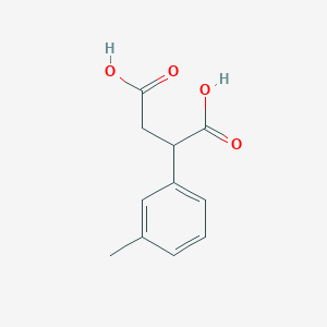2-(3-Methylphenyl)butanedioic acid