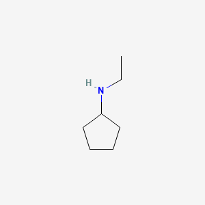 molecular formula C7H15N B2991286 N-ethylcyclopentanamine CAS No. 45592-46-9