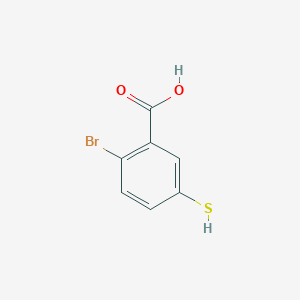 B2991299 2-Bromo-5-sulfanylbenzoic acid CAS No. 84889-60-1