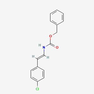 B2991303 benzyl N-[(E)-2-(4-chlorophenyl)ethenyl]carbamate CAS No. 338413-41-5