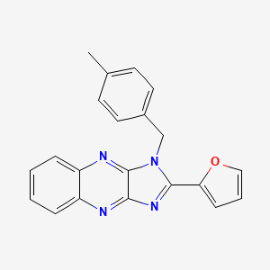 2-(furan-2-yl)-1-(4-methylbenzyl)-1H-imidazo[4,5-b]quinoxaline