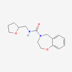 N-((tetrahydrofuran-2-yl)methyl)-2,3-dihydrobenzo[f][1,4]oxazepine-4(5H)-carboxamide