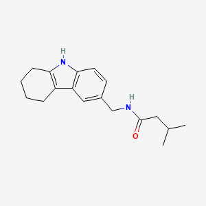 molecular formula C18H24N2O B2991410 3-methyl-N-((2,3,4,9-tetrahydro-1H-carbazol-6-yl)methyl)butanamide CAS No. 852137-99-6