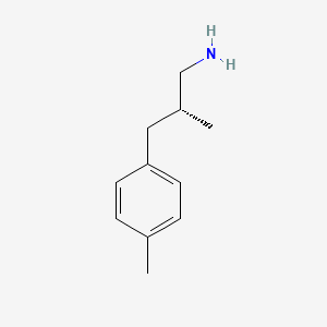 molecular formula C11H17N B2991421 (2R)-2-Methyl-3-(4-methylphenyl)propan-1-amine CAS No. 2248201-08-1