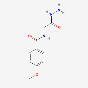 N-(2-Hydrazino-2-oxoethyl)-4-methoxybenzamide