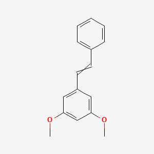 molecular formula C16H16O2 B2991424 1,3-Dimethoxy-5-(2-phenylethenyl)benzene CAS No. 21956-56-9; 78916-49-1