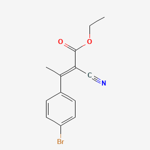 Ethyl 3-(4-bromophenyl)-2-cyanobut-2-enoate