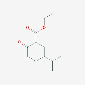 molecular formula C12H20O3 B2991477 Ethyl 2-oxo-5-(propan-2-yl)cyclohexane-1-carboxylate CAS No. 859178-22-6