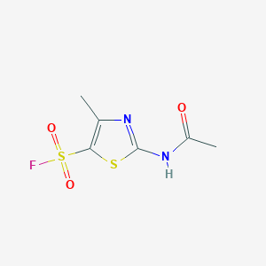 2-Acetamido-4-methyl-1,3-thiazole-5-sulfonyl fluoride