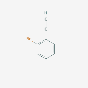 molecular formula C9H7Br B2991557 2-Bromo-1-ethynyl-4-methylbenzene CAS No. 947546-75-0