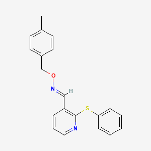 2-(phenylsulfanyl)nicotinaldehyde O-(4-methylbenzyl)oxime
