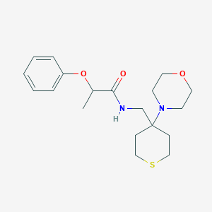 N-[(4-Morpholin-4-ylthian-4-yl)methyl]-2-phenoxypropanamide