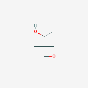 molecular formula C6H12O2 B2991717 (1R)-1-(3-甲基氧杂环丁烷-3-基)乙醇 CAS No. 2227751-02-0