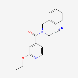 N-Benzyl-N-(cyanomethyl)-2-ethoxypyridine-4-carboxamide