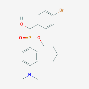 Isopentyl ((4-bromophenyl)(hydroxy)methyl)(4-(dimethylamino)phenyl)phosphinate