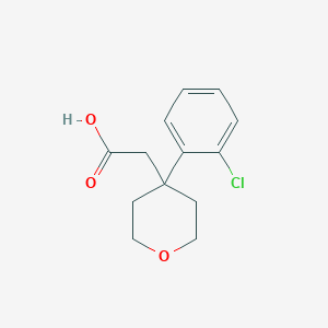 2-[4-(2-Chlorophenyl)-tetrahydro-2H-pyran-4-yl]acetic acid