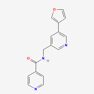 N-((5-(furan-3-yl)pyridin-3-yl)methyl)isonicotinamide