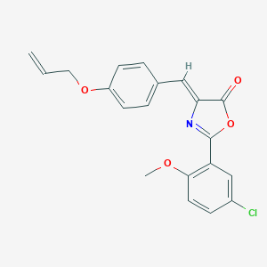 4-[4-(allyloxy)benzylidene]-2-(5-chloro-2-methoxyphenyl)-1,3-oxazol-5(4H)-one