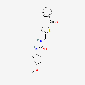 molecular formula C21H20N2O3S B2991827 1-((5-苯甲酰噻吩-2-基)甲基)-3-(4-乙氧基苯基)脲 CAS No. 1797063-11-6