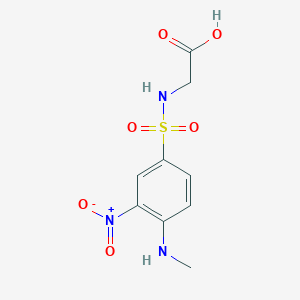 ({[4-(Methylamino)-3-nitrophenyl]sulfonyl}amino)acetic acid