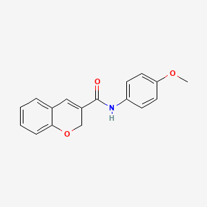 molecular formula C17H15NO3 B2991851 N-(4-methoxyphenyl)-2H-chromene-3-carboxamide CAS No. 338761-04-9