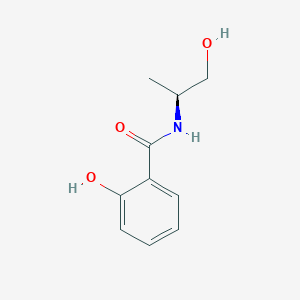 2-hydroxy-N-[(2S)-1-hydroxypropan-2-yl]benzamide