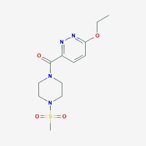 (6-Ethoxypyridazin-3-yl)(4-(methylsulfonyl)piperazin-1-yl)methanone