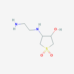 4-[(2-Aminoethyl)amino]tetrahydrothiophene-3-ol 1,1-dioxide