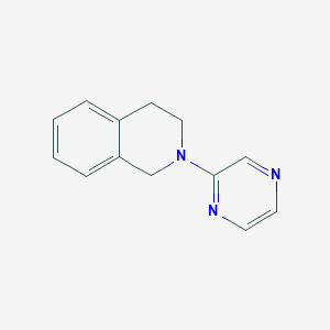 molecular formula C13H13N3 B2991901 2-Pyrazin-2-yl-3,4-dihydro-1H-isoquinoline CAS No. 1057281-51-2