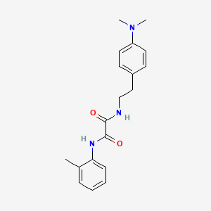 molecular formula C19H23N3O2 B2991914 N1-(4-(dimethylamino)phenethyl)-N2-(o-tolyl)oxalamide CAS No. 953951-99-0