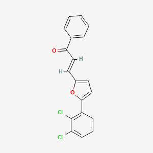 3-(5-(2,3-Dichlorophenyl)-2-furyl)-1-phenyl-2-propen-1-one