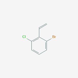 molecular formula C8H6BrCl B2991938 1-Bromo-3-chloro-2-vinylbenzene CAS No. 2228365-09-9