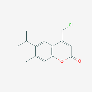 4-Chloromethyl-6-isopropyl-7-methyl-chromen-2-one