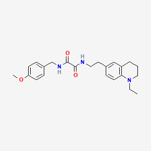 N1-(2-(1-ethyl-1,2,3,4-tetrahydroquinolin-6-yl)ethyl)-N2-(4-methoxybenzyl)oxalamide