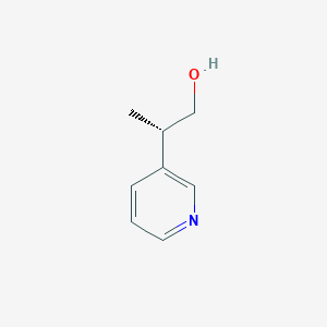 molecular formula C8H11NO B2991980 (2S)-2-Pyridin-3-ylpropan-1-ol CAS No. 2248173-84-2
