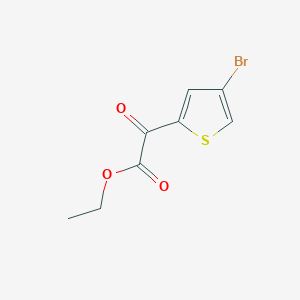 molecular formula C8H7BrO3S B2991993 Ethyl 2-(4-bromothiophen-2-yl)-2-oxoacetate CAS No. 67027-92-3