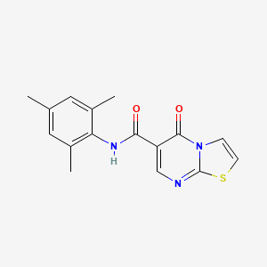 N-mesityl-5-oxo-5H-thiazolo[3,2-a]pyrimidine-6-carboxamide