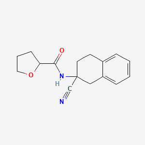 N-(2-cyano-1,2,3,4-tetrahydronaphthalen-2-yl)oxolane-2-carboxamide