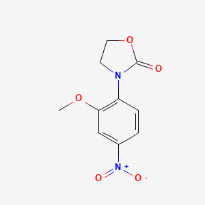 3-(2-Methoxy-4-nitrophenyl)-1,3-oxazolidin-2-one