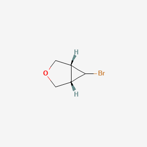 molecular formula C5H7BrO B2992081 Rel-(1R,5S,6r)-6-bromo-3-oxabicyclo[3.1.0]hexane CAS No. 55722-31-1