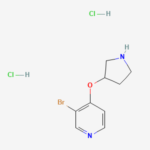 3-Bromo-4-(pyrrolidin-3-yloxy)pyridine dihydrochloride