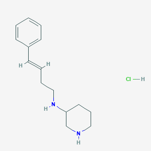 (E)-N-(4-Phenylbut-3-en-1-yl)piperidin-3-amine hydrochloride