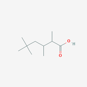 molecular formula C10H20O2 B2992106 2,3,5,5-Tetramethylhexanoic acid CAS No. 1858639-48-1