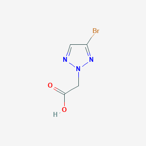 2-(4-bromo-2H-1,2,3-triazol-2-yl)acetic acid
