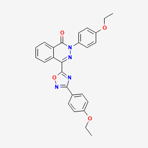 2-(4-ethoxyphenyl)-4-[3-(4-ethoxyphenyl)-1,2,4-oxadiazol-5-yl]phthalazin-1(2H)-one