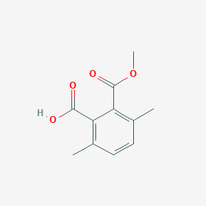 molecular formula C11H12O4 B2992126 2-Methoxycarbonyl-3,6-dimethylbenzoic acid CAS No. 1015-54-9
